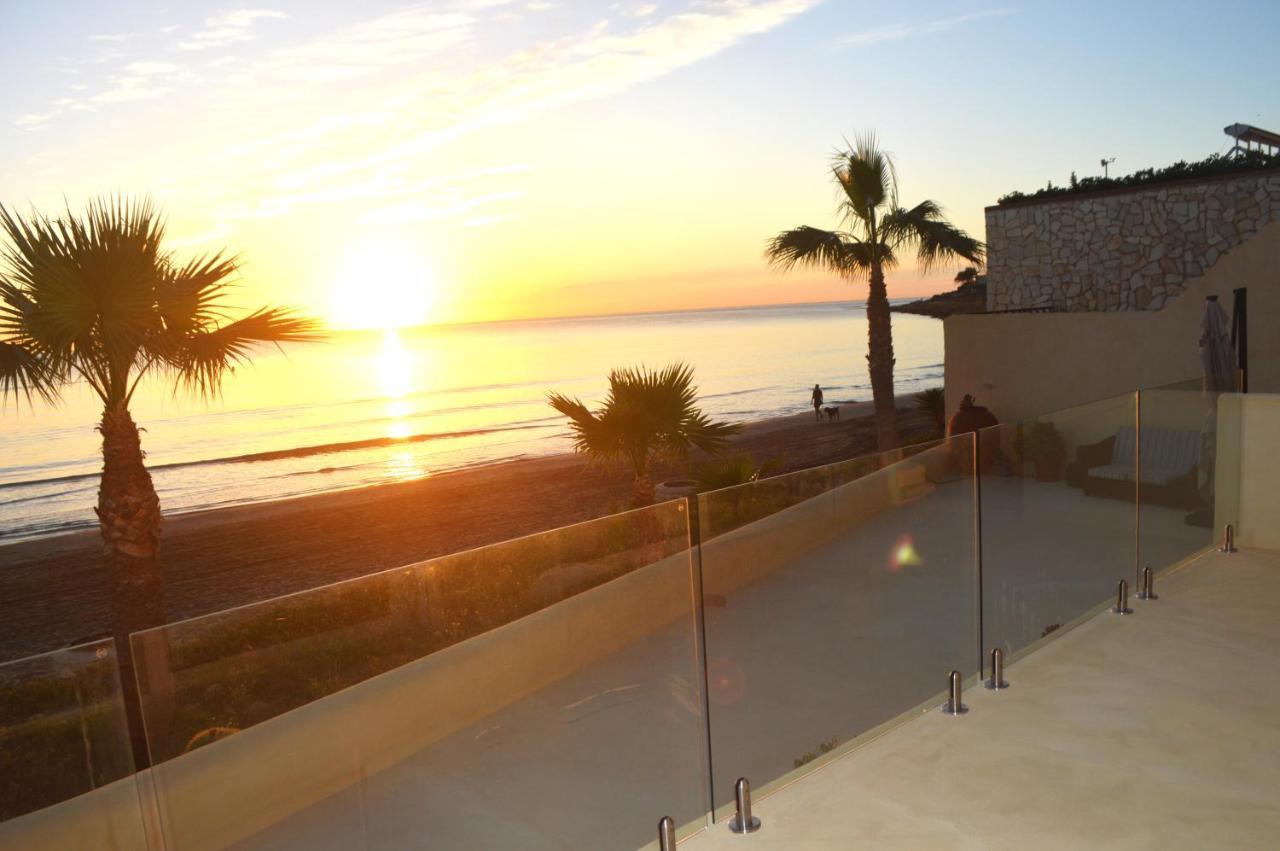 Maravilloso Apartamento Amanecer Cabo A Pie De Playa Y Mar En Chalet Roquetes Alicante Exterior foto