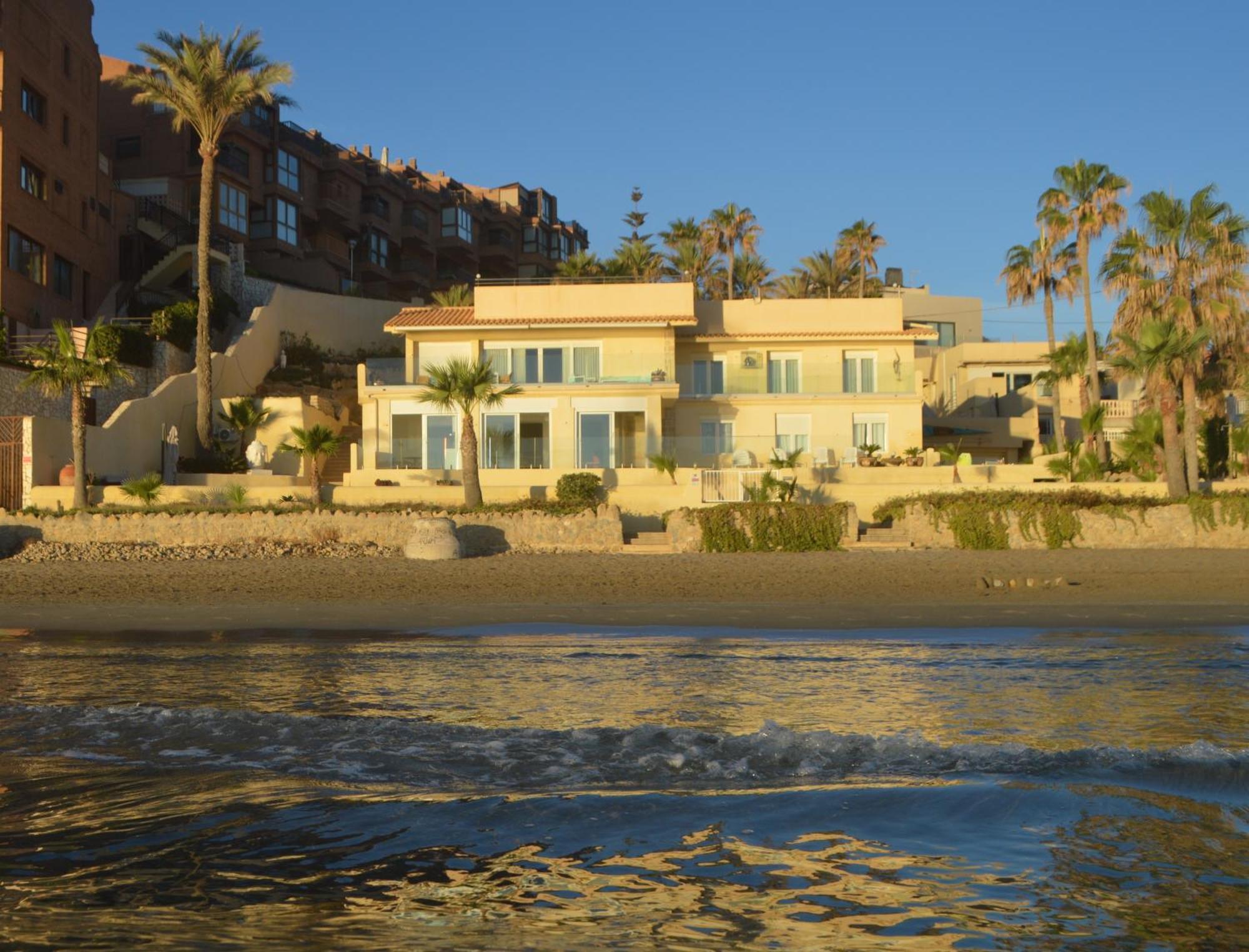 Maravilloso Apartamento Amanecer Cabo A Pie De Playa Y Mar En Chalet Roquetes Alicante Exterior foto